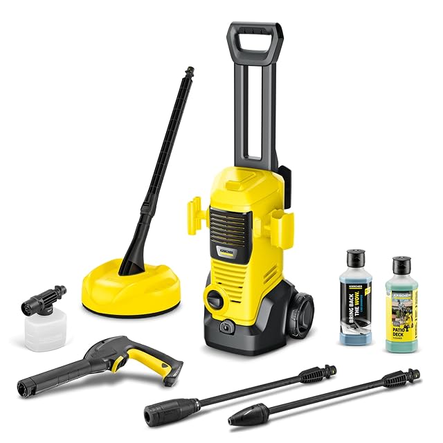 Hidrolimpiadora Kärcher K 3 FJ Home con boquilla Foam Jet y limpiador de superficies T 1, fotografía de producto