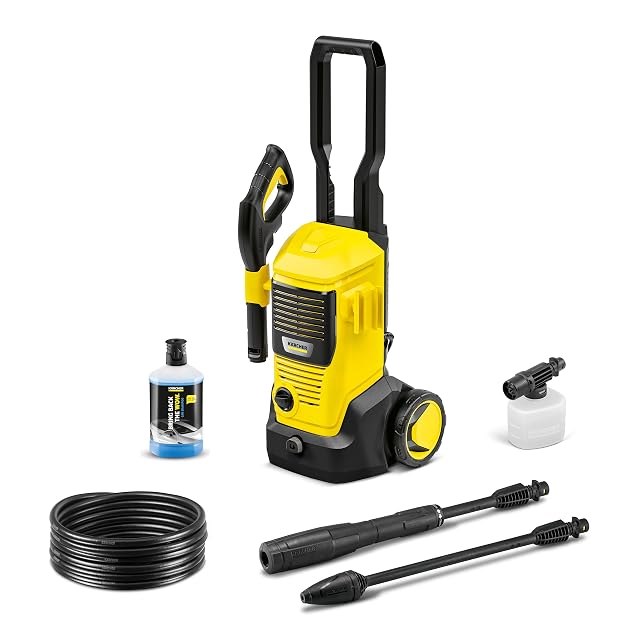 Hidrolimpiadora Kärcher K 5 FJ con lanza Vario Power y boquilla turbo, fotografía de producto