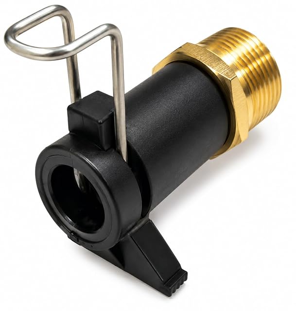 Adaptador M&M Smartek para hidrolimpiadora, de bayoneta Kärcher a rosca macho M22, fotografía de producto